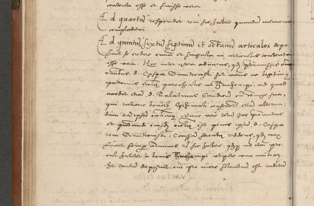 Zdjęcie nr 65 dla obiektu archiwalnego: Acta attestationum seu depositionum testium coram R. D. Petro de Gamratis, episcopo Cracoviensi, V. D. Bartholomaeo Gantkowski, Posnaniensi et Suae Paternitatis Rev. cancellario ac Sigismundo de Stazicza, decretorum doctore, auditore causarum curiae episcopalis praesidentibus ad a. D. 1540 et 1541, per me Bartholomaeum Ravensem, utraquw auctoriate notarium publicum et coram Sua Paternitatr Rev. causarum scriba feliciter inchoatum.