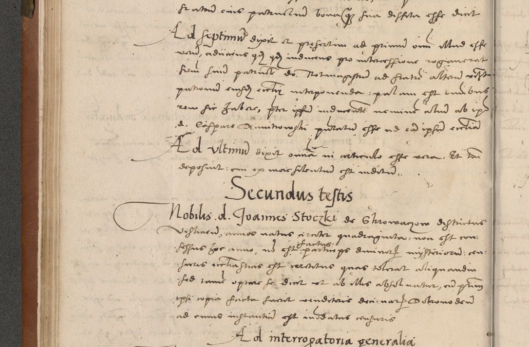 Zdjęcie nr 61 dla obiektu archiwalnego: Acta attestationum seu depositionum testium coram R. D. Petro de Gamratis, episcopo Cracoviensi, V. D. Bartholomaeo Gantkowski, Posnaniensi et Suae Paternitatis Rev. cancellario ac Sigismundo de Stazicza, decretorum doctore, auditore causarum curiae episcopalis praesidentibus ad a. D. 1540 et 1541, per me Bartholomaeum Ravensem, utraquw auctoriate notarium publicum et coram Sua Paternitatr Rev. causarum scriba feliciter inchoatum.
