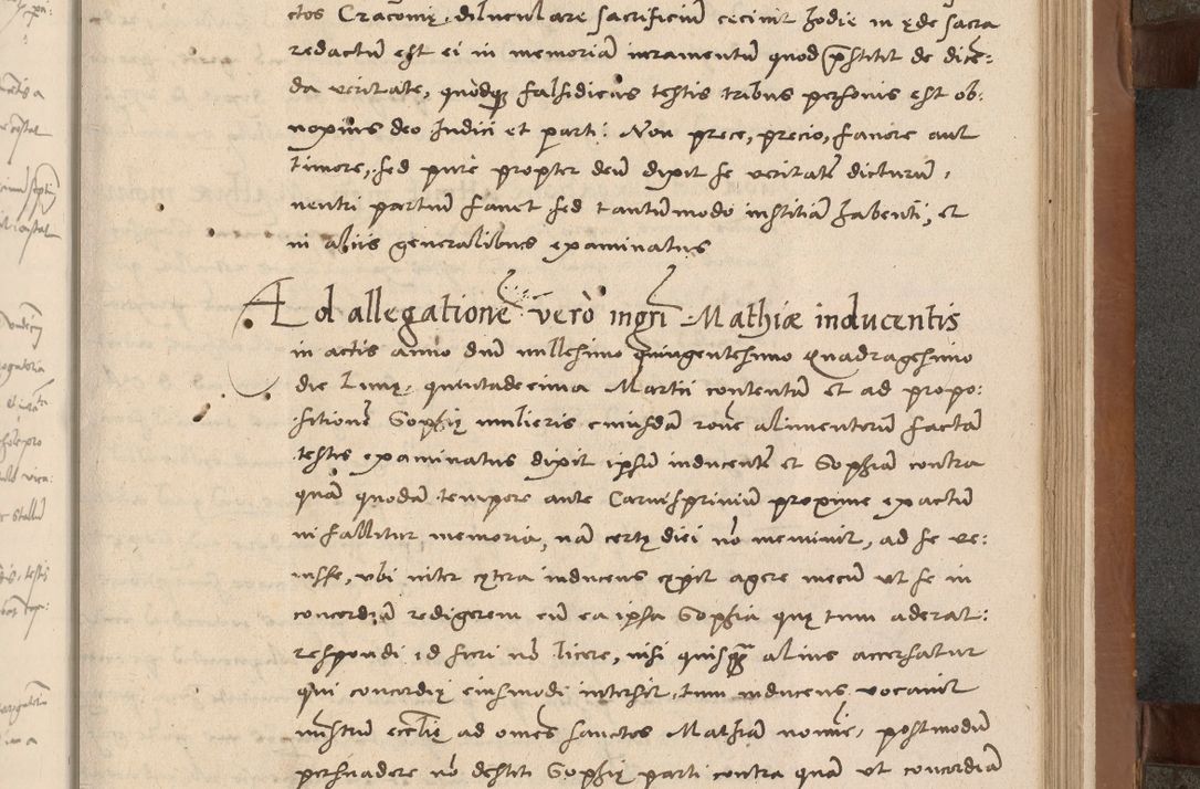 Zdjęcie nr 54 dla obiektu archiwalnego: Acta attestationum seu depositionum testium coram R. D. Petro de Gamratis, episcopo Cracoviensi, V. D. Bartholomaeo Gantkowski, Posnaniensi et Suae Paternitatis Rev. cancellario ac Sigismundo de Stazicza, decretorum doctore, auditore causarum curiae episcopalis praesidentibus ad a. D. 1540 et 1541, per me Bartholomaeum Ravensem, utraquw auctoriate notarium publicum et coram Sua Paternitatr Rev. causarum scriba feliciter inchoatum.