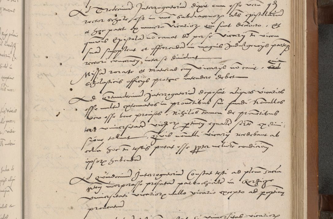 Zdjęcie nr 50 dla obiektu archiwalnego: Acta attestationum seu depositionum testium coram R. D. Petro de Gamratis, episcopo Cracoviensi, V. D. Bartholomaeo Gantkowski, Posnaniensi et Suae Paternitatis Rev. cancellario ac Sigismundo de Stazicza, decretorum doctore, auditore causarum curiae episcopalis praesidentibus ad a. D. 1540 et 1541, per me Bartholomaeum Ravensem, utraquw auctoriate notarium publicum et coram Sua Paternitatr Rev. causarum scriba feliciter inchoatum.