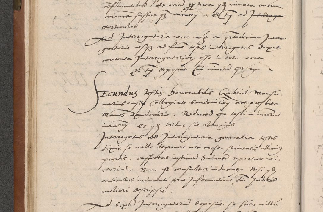 Zdjęcie nr 47 dla obiektu archiwalnego: Acta attestationum seu depositionum testium coram R. D. Petro de Gamratis, episcopo Cracoviensi, V. D. Bartholomaeo Gantkowski, Posnaniensi et Suae Paternitatis Rev. cancellario ac Sigismundo de Stazicza, decretorum doctore, auditore causarum curiae episcopalis praesidentibus ad a. D. 1540 et 1541, per me Bartholomaeum Ravensem, utraquw auctoriate notarium publicum et coram Sua Paternitatr Rev. causarum scriba feliciter inchoatum.
