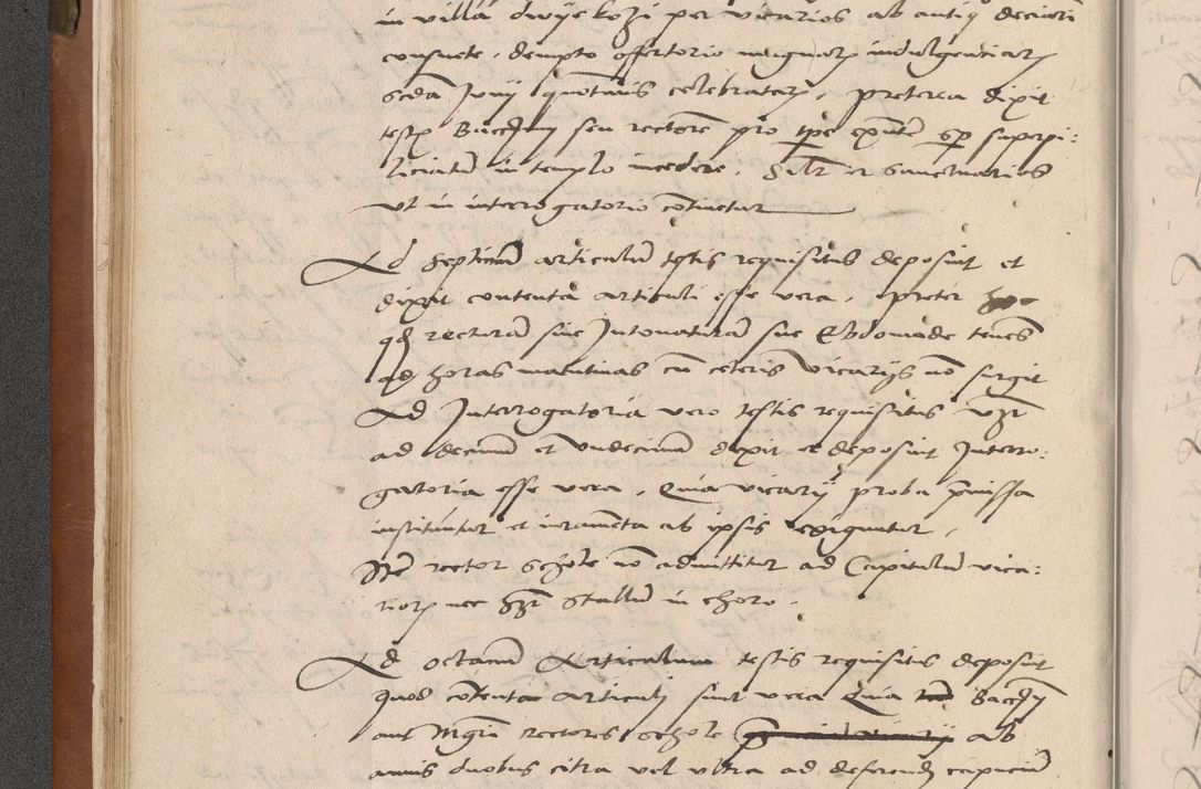 Zdjęcie nr 45 dla obiektu archiwalnego: Acta attestationum seu depositionum testium coram R. D. Petro de Gamratis, episcopo Cracoviensi, V. D. Bartholomaeo Gantkowski, Posnaniensi et Suae Paternitatis Rev. cancellario ac Sigismundo de Stazicza, decretorum doctore, auditore causarum curiae episcopalis praesidentibus ad a. D. 1540 et 1541, per me Bartholomaeum Ravensem, utraquw auctoriate notarium publicum et coram Sua Paternitatr Rev. causarum scriba feliciter inchoatum.