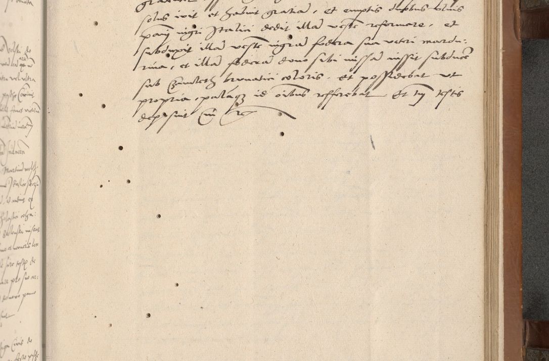 Zdjęcie nr 42 dla obiektu archiwalnego: Acta attestationum seu depositionum testium coram R. D. Petro de Gamratis, episcopo Cracoviensi, V. D. Bartholomaeo Gantkowski, Posnaniensi et Suae Paternitatis Rev. cancellario ac Sigismundo de Stazicza, decretorum doctore, auditore causarum curiae episcopalis praesidentibus ad a. D. 1540 et 1541, per me Bartholomaeum Ravensem, utraquw auctoriate notarium publicum et coram Sua Paternitatr Rev. causarum scriba feliciter inchoatum.