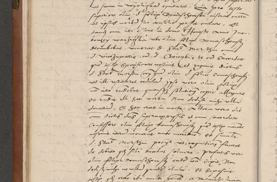 Zdjęcie nr 37 dla obiektu archiwalnego: Acta attestationum seu depositionum testium coram R. D. Petro de Gamratis, episcopo Cracoviensi, V. D. Bartholomaeo Gantkowski, Posnaniensi et Suae Paternitatis Rev. cancellario ac Sigismundo de Stazicza, decretorum doctore, auditore causarum curiae episcopalis praesidentibus ad a. D. 1540 et 1541, per me Bartholomaeum Ravensem, utraquw auctoriate notarium publicum et coram Sua Paternitatr Rev. causarum scriba feliciter inchoatum.