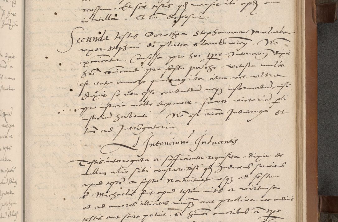 Zdjęcie nr 34 dla obiektu archiwalnego: Acta attestationum seu depositionum testium coram R. D. Petro de Gamratis, episcopo Cracoviensi, V. D. Bartholomaeo Gantkowski, Posnaniensi et Suae Paternitatis Rev. cancellario ac Sigismundo de Stazicza, decretorum doctore, auditore causarum curiae episcopalis praesidentibus ad a. D. 1540 et 1541, per me Bartholomaeum Ravensem, utraquw auctoriate notarium publicum et coram Sua Paternitatr Rev. causarum scriba feliciter inchoatum.
