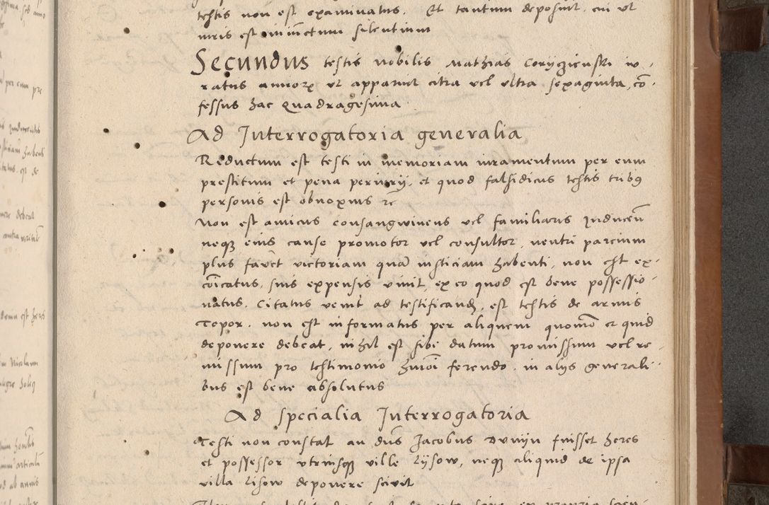 Zdjęcie nr 32 dla obiektu archiwalnego: Acta attestationum seu depositionum testium coram R. D. Petro de Gamratis, episcopo Cracoviensi, V. D. Bartholomaeo Gantkowski, Posnaniensi et Suae Paternitatis Rev. cancellario ac Sigismundo de Stazicza, decretorum doctore, auditore causarum curiae episcopalis praesidentibus ad a. D. 1540 et 1541, per me Bartholomaeum Ravensem, utraquw auctoriate notarium publicum et coram Sua Paternitatr Rev. causarum scriba feliciter inchoatum.