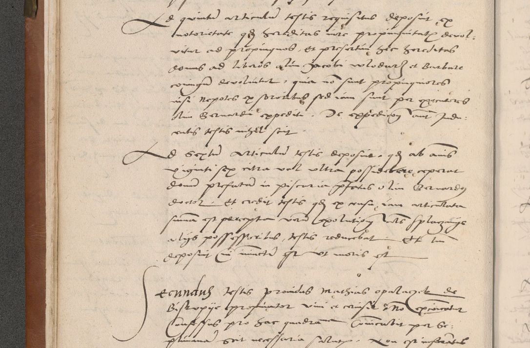 Zdjęcie nr 29 dla obiektu archiwalnego: Acta attestationum seu depositionum testium coram R. D. Petro de Gamratis, episcopo Cracoviensi, V. D. Bartholomaeo Gantkowski, Posnaniensi et Suae Paternitatis Rev. cancellario ac Sigismundo de Stazicza, decretorum doctore, auditore causarum curiae episcopalis praesidentibus ad a. D. 1540 et 1541, per me Bartholomaeum Ravensem, utraquw auctoriate notarium publicum et coram Sua Paternitatr Rev. causarum scriba feliciter inchoatum.