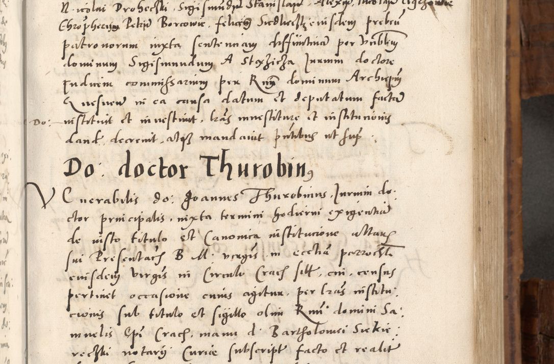 Zdjęcie nr 194 dla obiektu archiwalnego: Volumen unicum actorum episcopalium R. D. Andreae Zebrzydowski, episcopi Cracoviensis ducis Severiae ab a. D. 1551 usque ad annum 1560 mensem majum inclusive, quorum index ad finem praesentis voluminis adnotatus.