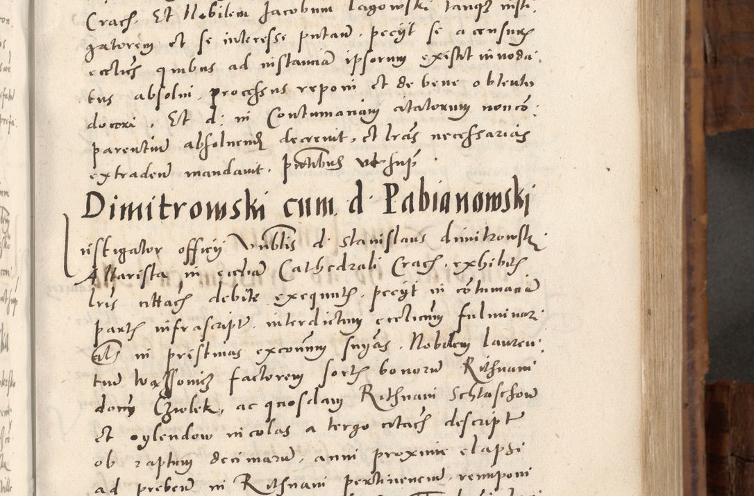 Zdjęcie nr 196 dla obiektu archiwalnego: Volumen unicum actorum episcopalium R. D. Andreae Zebrzydowski, episcopi Cracoviensis ducis Severiae ab a. D. 1551 usque ad annum 1560 mensem majum inclusive, quorum index ad finem praesentis voluminis adnotatus.
