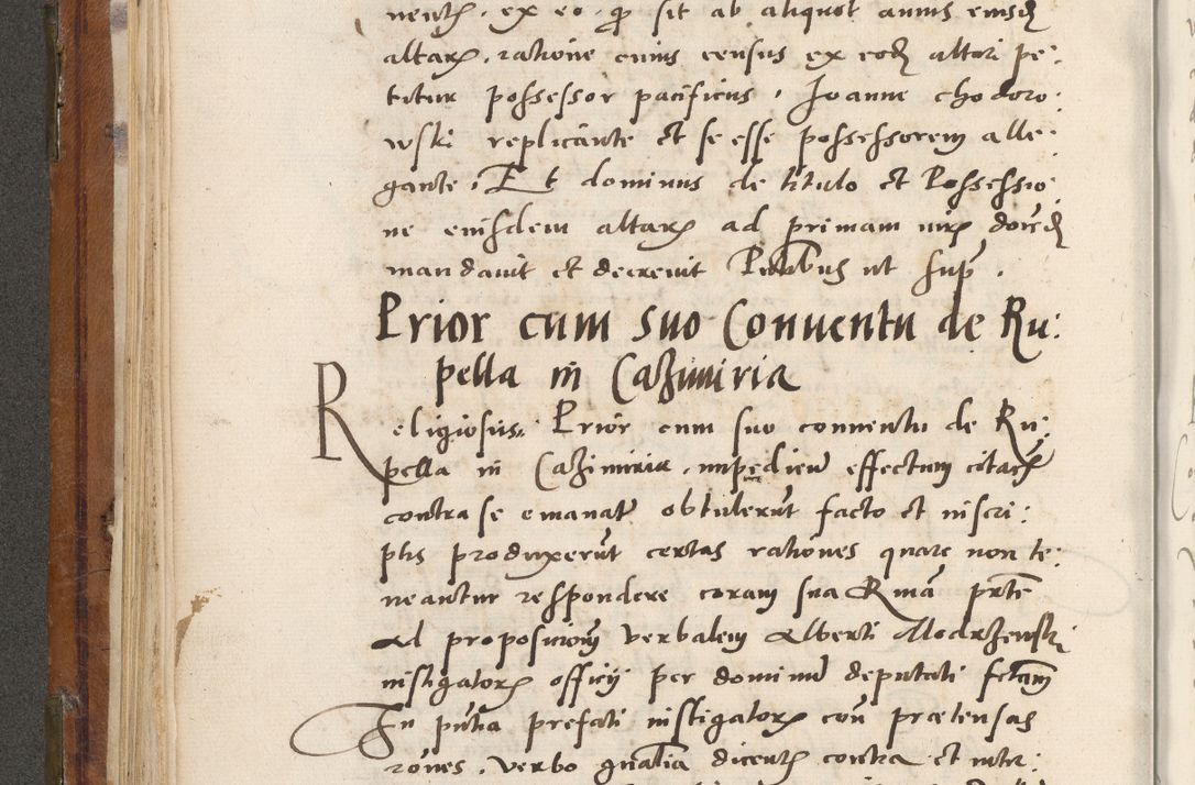 Zdjęcie nr 191 dla obiektu archiwalnego: Volumen unicum actorum episcopalium R. D. Andreae Zebrzydowski, episcopi Cracoviensis ducis Severiae ab a. D. 1551 usque ad annum 1560 mensem majum inclusive, quorum index ad finem praesentis voluminis adnotatus.