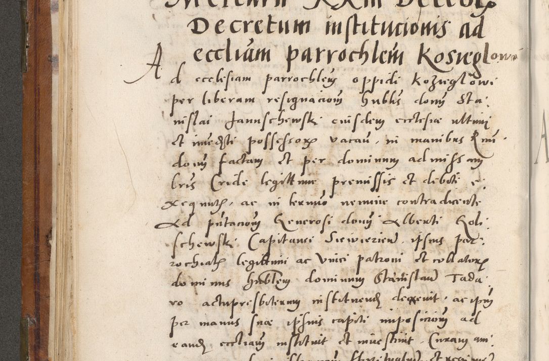 Zdjęcie nr 183 dla obiektu archiwalnego: Volumen unicum actorum episcopalium R. D. Andreae Zebrzydowski, episcopi Cracoviensis ducis Severiae ab a. D. 1551 usque ad annum 1560 mensem majum inclusive, quorum index ad finem praesentis voluminis adnotatus.