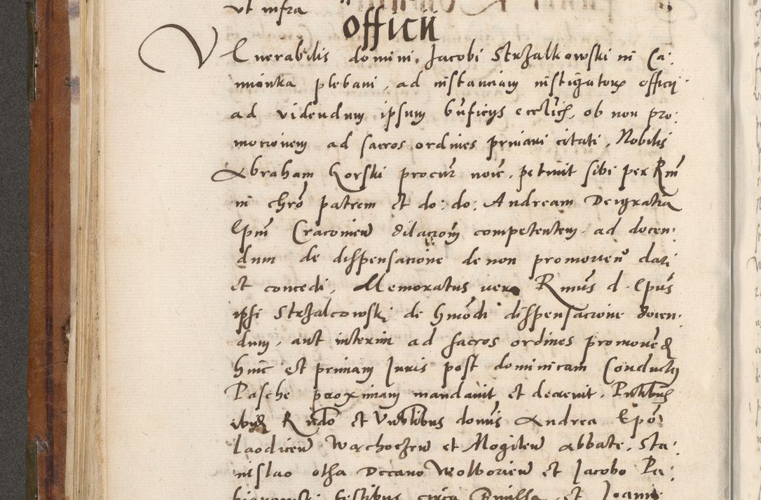 Zdjęcie nr 181 dla obiektu archiwalnego: Volumen unicum actorum episcopalium R. D. Andreae Zebrzydowski, episcopi Cracoviensis ducis Severiae ab a. D. 1551 usque ad annum 1560 mensem majum inclusive, quorum index ad finem praesentis voluminis adnotatus.