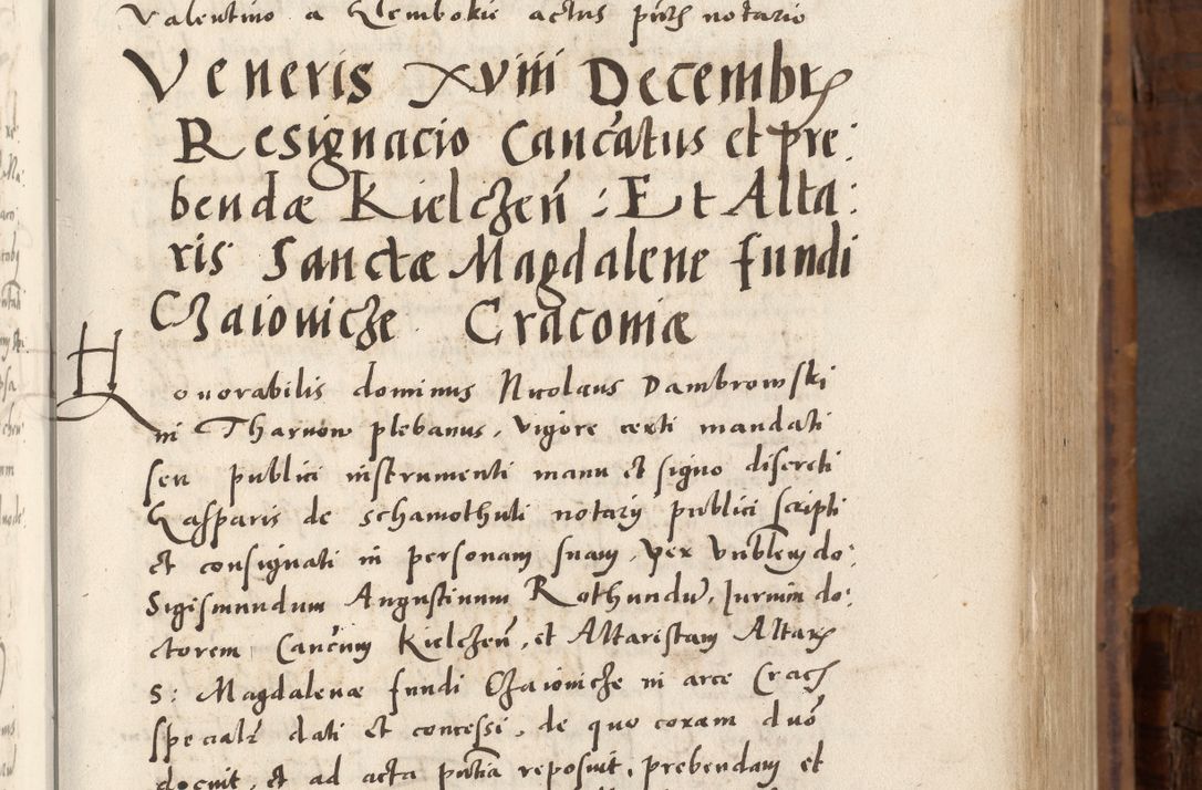 Zdjęcie nr 178 dla obiektu archiwalnego: Volumen unicum actorum episcopalium R. D. Andreae Zebrzydowski, episcopi Cracoviensis ducis Severiae ab a. D. 1551 usque ad annum 1560 mensem majum inclusive, quorum index ad finem praesentis voluminis adnotatus.