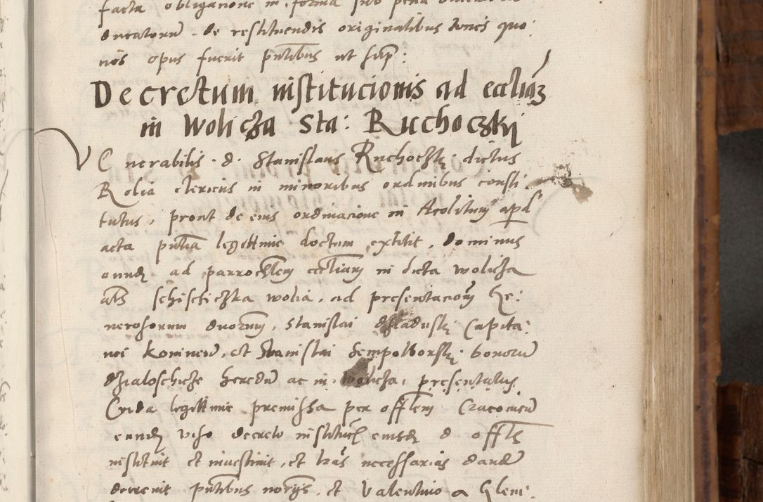 Zdjęcie nr 168 dla obiektu archiwalnego: Volumen unicum actorum episcopalium R. D. Andreae Zebrzydowski, episcopi Cracoviensis ducis Severiae ab a. D. 1551 usque ad annum 1560 mensem majum inclusive, quorum index ad finem praesentis voluminis adnotatus.
