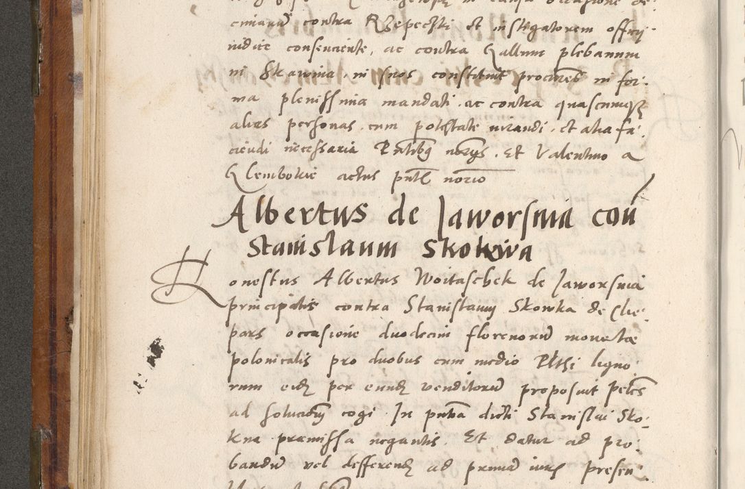 Zdjęcie nr 167 dla obiektu archiwalnego: Volumen unicum actorum episcopalium R. D. Andreae Zebrzydowski, episcopi Cracoviensis ducis Severiae ab a. D. 1551 usque ad annum 1560 mensem majum inclusive, quorum index ad finem praesentis voluminis adnotatus.