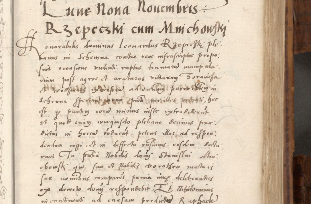 Zdjęcie nr 166 dla obiektu archiwalnego: Volumen unicum actorum episcopalium R. D. Andreae Zebrzydowski, episcopi Cracoviensis ducis Severiae ab a. D. 1551 usque ad annum 1560 mensem majum inclusive, quorum index ad finem praesentis voluminis adnotatus.