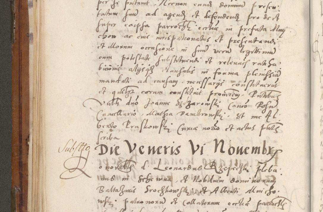 Zdjęcie nr 165 dla obiektu archiwalnego: Volumen unicum actorum episcopalium R. D. Andreae Zebrzydowski, episcopi Cracoviensis ducis Severiae ab a. D. 1551 usque ad annum 1560 mensem majum inclusive, quorum index ad finem praesentis voluminis adnotatus.