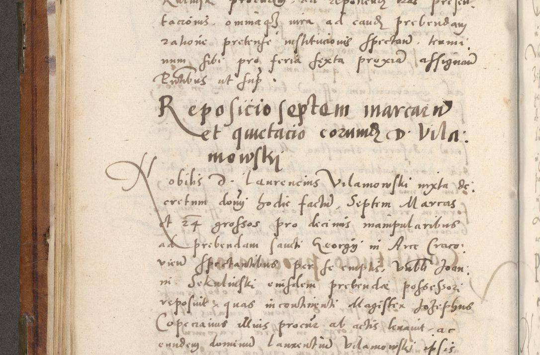 Zdjęcie nr 163 dla obiektu archiwalnego: Volumen unicum actorum episcopalium R. D. Andreae Zebrzydowski, episcopi Cracoviensis ducis Severiae ab a. D. 1551 usque ad annum 1560 mensem majum inclusive, quorum index ad finem praesentis voluminis adnotatus.
