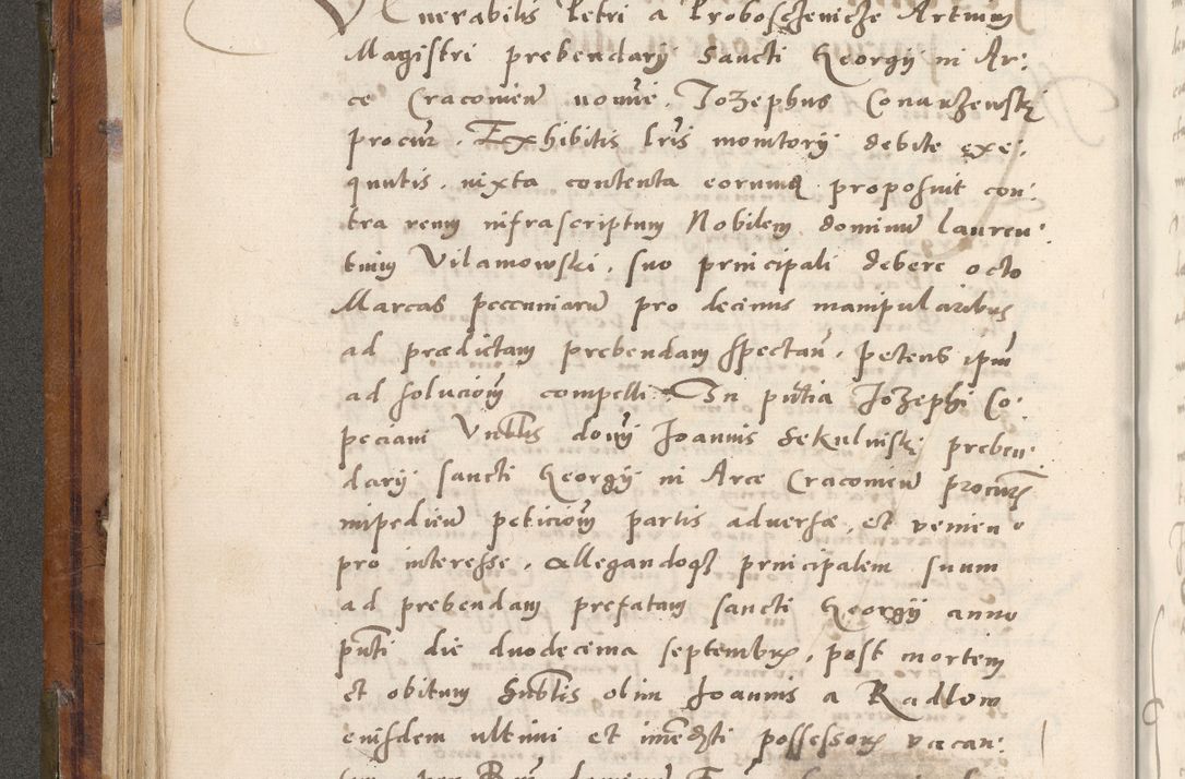 Zdjęcie nr 159 dla obiektu archiwalnego: Volumen unicum actorum episcopalium R. D. Andreae Zebrzydowski, episcopi Cracoviensis ducis Severiae ab a. D. 1551 usque ad annum 1560 mensem majum inclusive, quorum index ad finem praesentis voluminis adnotatus.