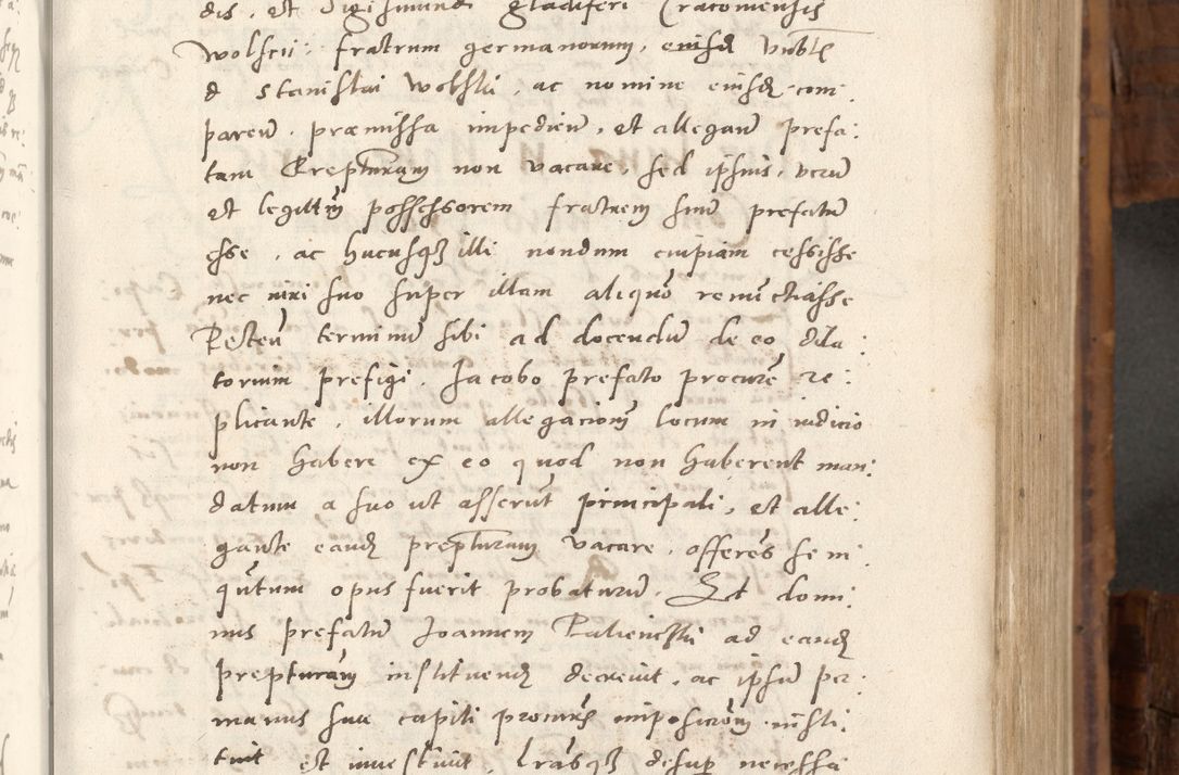 Zdjęcie nr 156 dla obiektu archiwalnego: Volumen unicum actorum episcopalium R. D. Andreae Zebrzydowski, episcopi Cracoviensis ducis Severiae ab a. D. 1551 usque ad annum 1560 mensem majum inclusive, quorum index ad finem praesentis voluminis adnotatus.
