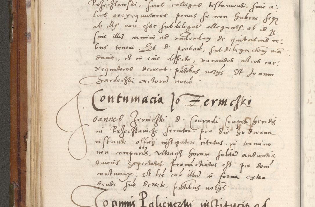 Zdjęcie nr 155 dla obiektu archiwalnego: Volumen unicum actorum episcopalium R. D. Andreae Zebrzydowski, episcopi Cracoviensis ducis Severiae ab a. D. 1551 usque ad annum 1560 mensem majum inclusive, quorum index ad finem praesentis voluminis adnotatus.