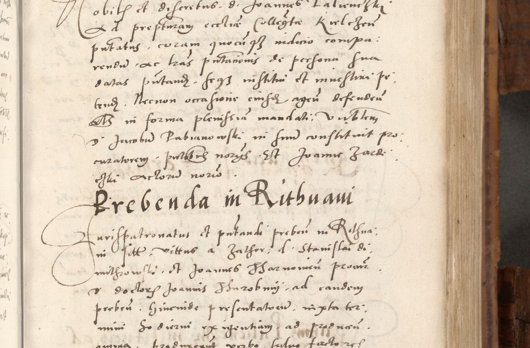 Zdjęcie nr 154 dla obiektu archiwalnego: Volumen unicum actorum episcopalium R. D. Andreae Zebrzydowski, episcopi Cracoviensis ducis Severiae ab a. D. 1551 usque ad annum 1560 mensem majum inclusive, quorum index ad finem praesentis voluminis adnotatus.