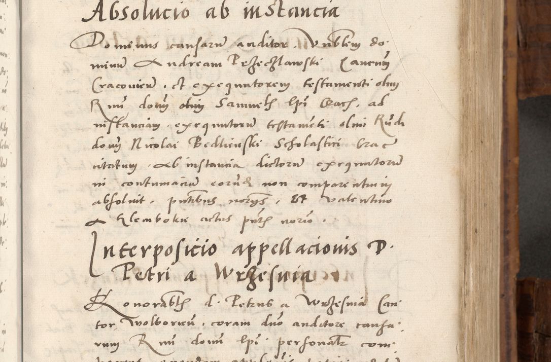 Zdjęcie nr 146 dla obiektu archiwalnego: Volumen unicum actorum episcopalium R. D. Andreae Zebrzydowski, episcopi Cracoviensis ducis Severiae ab a. D. 1551 usque ad annum 1560 mensem majum inclusive, quorum index ad finem praesentis voluminis adnotatus.