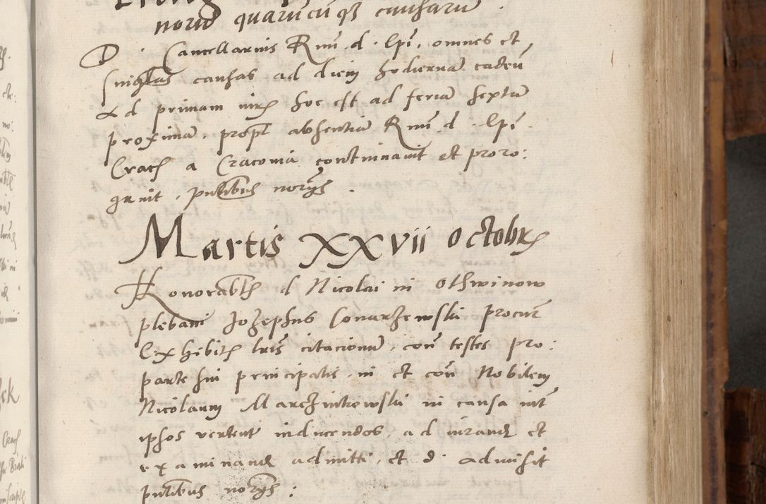 Zdjęcie nr 148 dla obiektu archiwalnego: Volumen unicum actorum episcopalium R. D. Andreae Zebrzydowski, episcopi Cracoviensis ducis Severiae ab a. D. 1551 usque ad annum 1560 mensem majum inclusive, quorum index ad finem praesentis voluminis adnotatus.