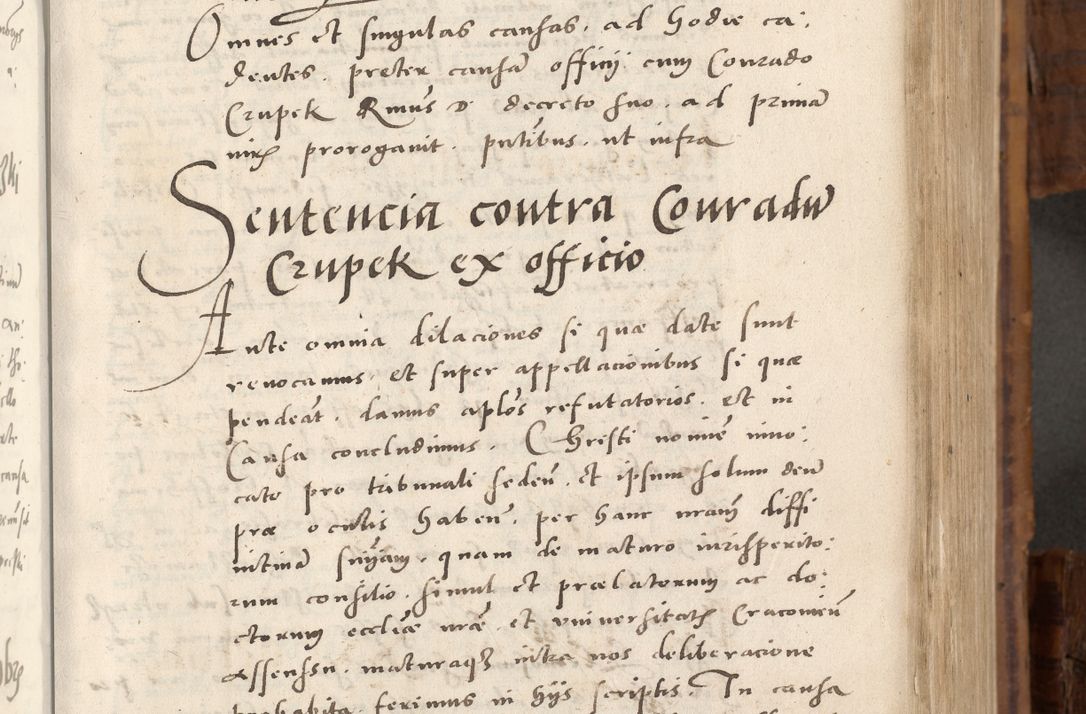 Zdjęcie nr 140 dla obiektu archiwalnego: Volumen unicum actorum episcopalium R. D. Andreae Zebrzydowski, episcopi Cracoviensis ducis Severiae ab a. D. 1551 usque ad annum 1560 mensem majum inclusive, quorum index ad finem praesentis voluminis adnotatus.
