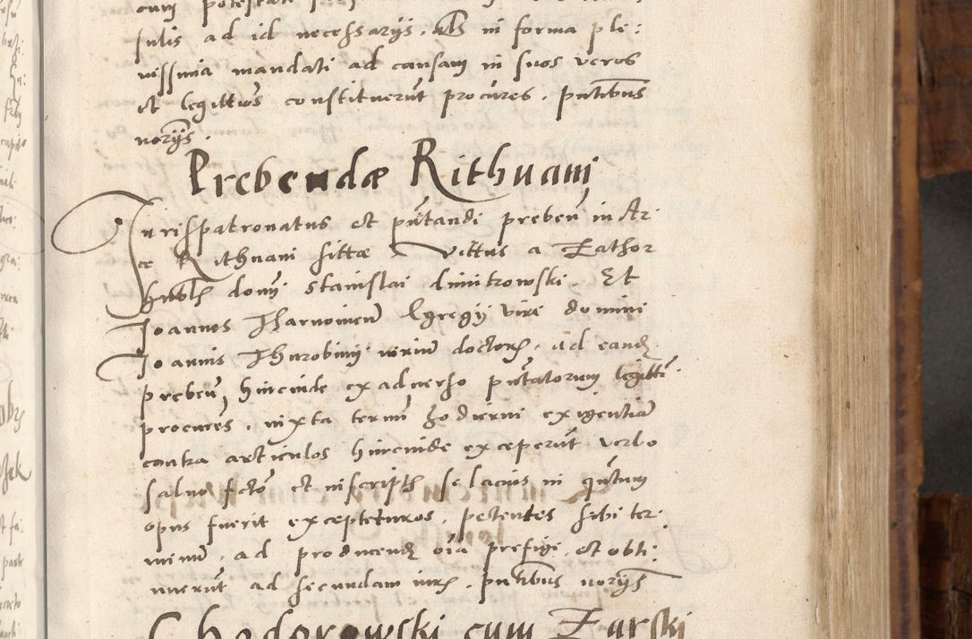 Zdjęcie nr 144 dla obiektu archiwalnego: Volumen unicum actorum episcopalium R. D. Andreae Zebrzydowski, episcopi Cracoviensis ducis Severiae ab a. D. 1551 usque ad annum 1560 mensem majum inclusive, quorum index ad finem praesentis voluminis adnotatus.