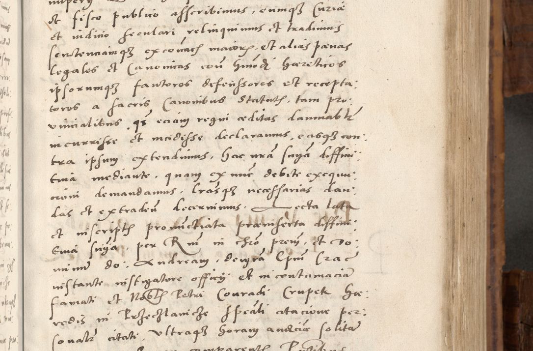 Zdjęcie nr 142 dla obiektu archiwalnego: Volumen unicum actorum episcopalium R. D. Andreae Zebrzydowski, episcopi Cracoviensis ducis Severiae ab a. D. 1551 usque ad annum 1560 mensem majum inclusive, quorum index ad finem praesentis voluminis adnotatus.