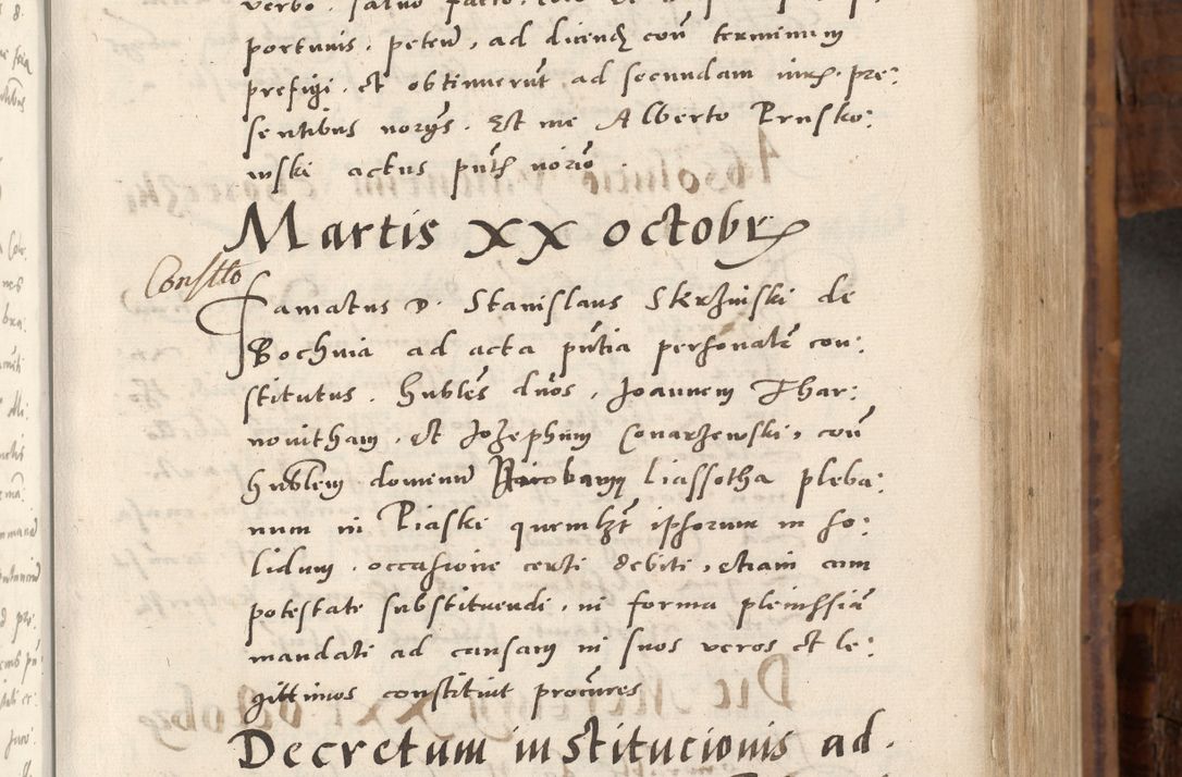 Zdjęcie nr 138 dla obiektu archiwalnego: Volumen unicum actorum episcopalium R. D. Andreae Zebrzydowski, episcopi Cracoviensis ducis Severiae ab a. D. 1551 usque ad annum 1560 mensem majum inclusive, quorum index ad finem praesentis voluminis adnotatus.