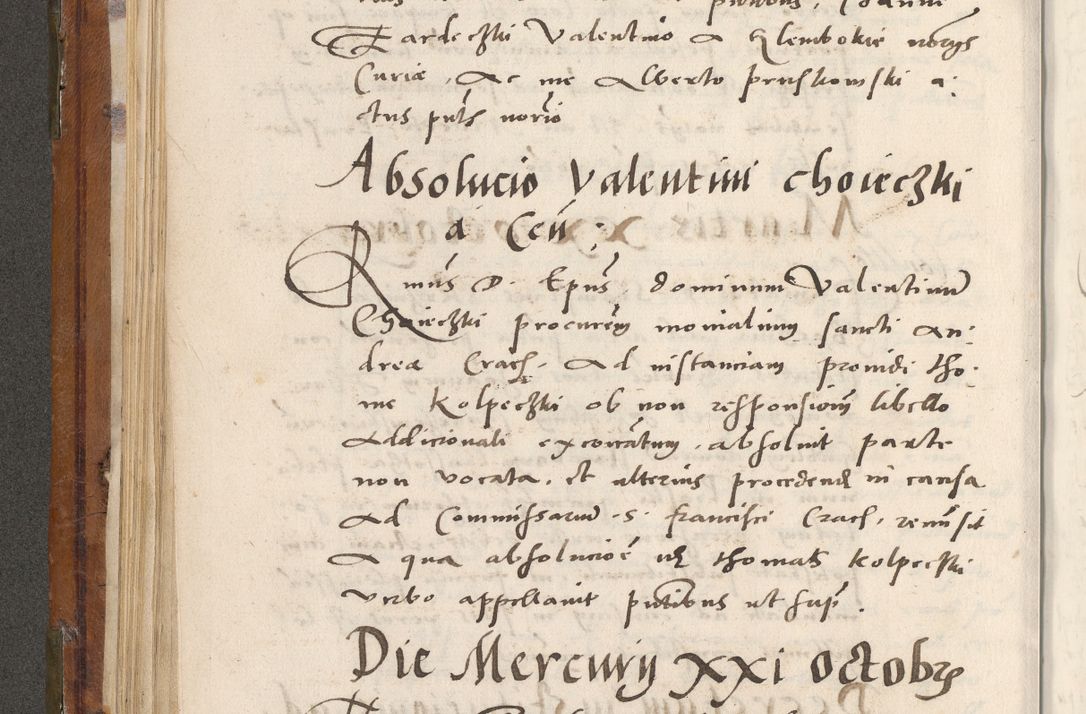 Zdjęcie nr 139 dla obiektu archiwalnego: Volumen unicum actorum episcopalium R. D. Andreae Zebrzydowski, episcopi Cracoviensis ducis Severiae ab a. D. 1551 usque ad annum 1560 mensem majum inclusive, quorum index ad finem praesentis voluminis adnotatus.