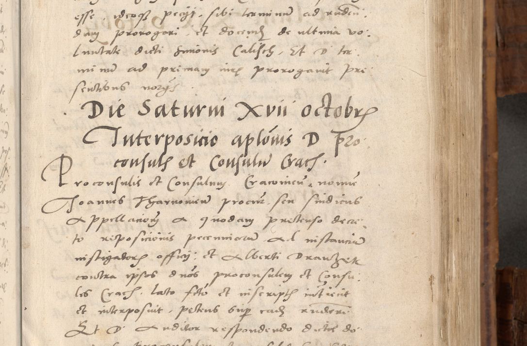 Zdjęcie nr 132 dla obiektu archiwalnego: Volumen unicum actorum episcopalium R. D. Andreae Zebrzydowski, episcopi Cracoviensis ducis Severiae ab a. D. 1551 usque ad annum 1560 mensem majum inclusive, quorum index ad finem praesentis voluminis adnotatus.