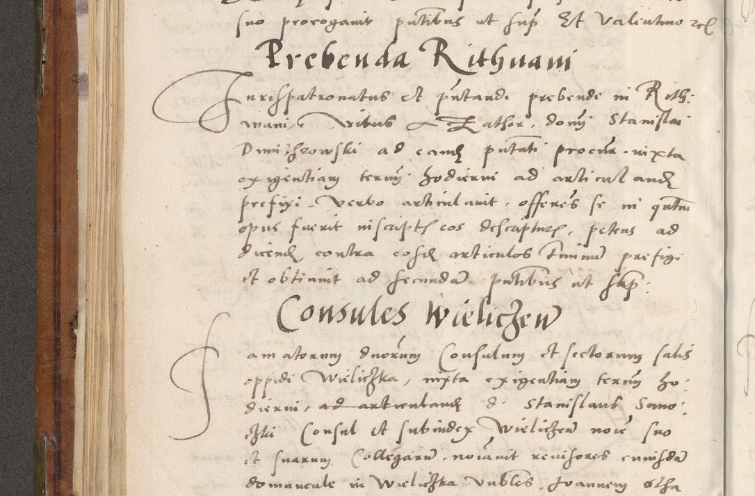 Zdjęcie nr 135 dla obiektu archiwalnego: Volumen unicum actorum episcopalium R. D. Andreae Zebrzydowski, episcopi Cracoviensis ducis Severiae ab a. D. 1551 usque ad annum 1560 mensem majum inclusive, quorum index ad finem praesentis voluminis adnotatus.