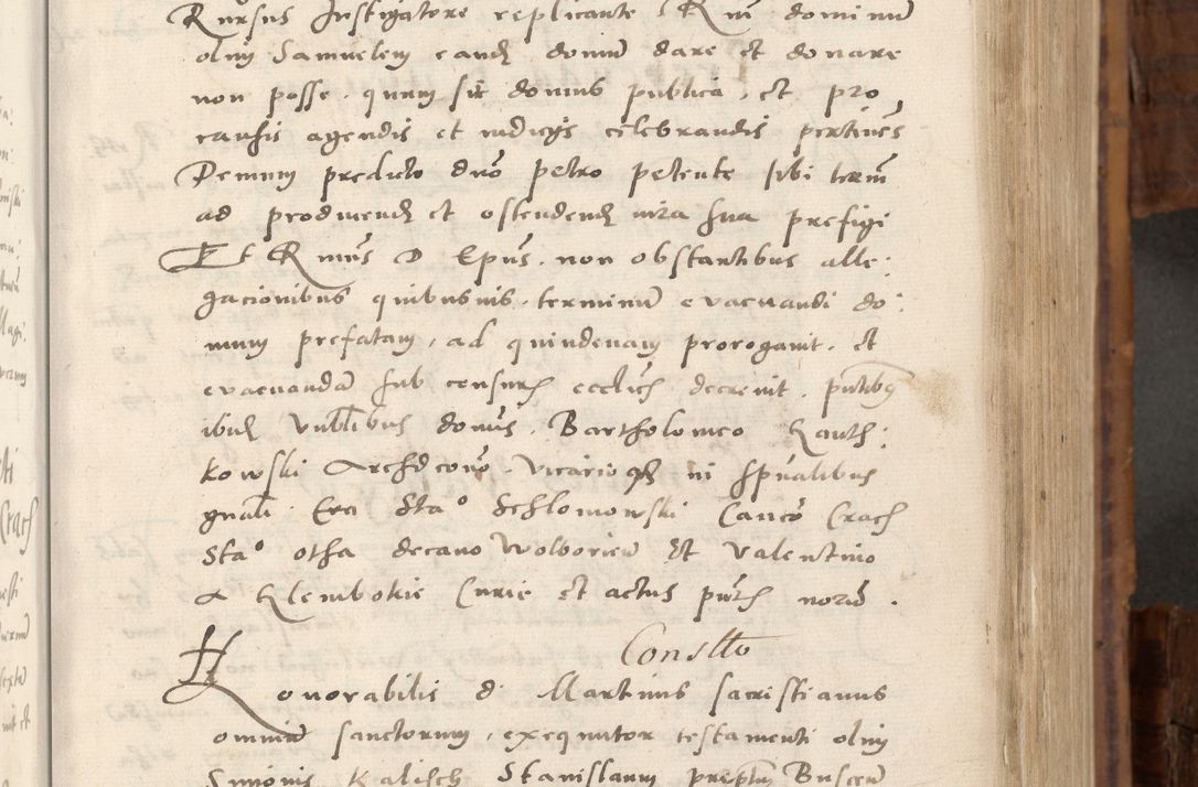 Zdjęcie nr 134 dla obiektu archiwalnego: Volumen unicum actorum episcopalium R. D. Andreae Zebrzydowski, episcopi Cracoviensis ducis Severiae ab a. D. 1551 usque ad annum 1560 mensem majum inclusive, quorum index ad finem praesentis voluminis adnotatus.