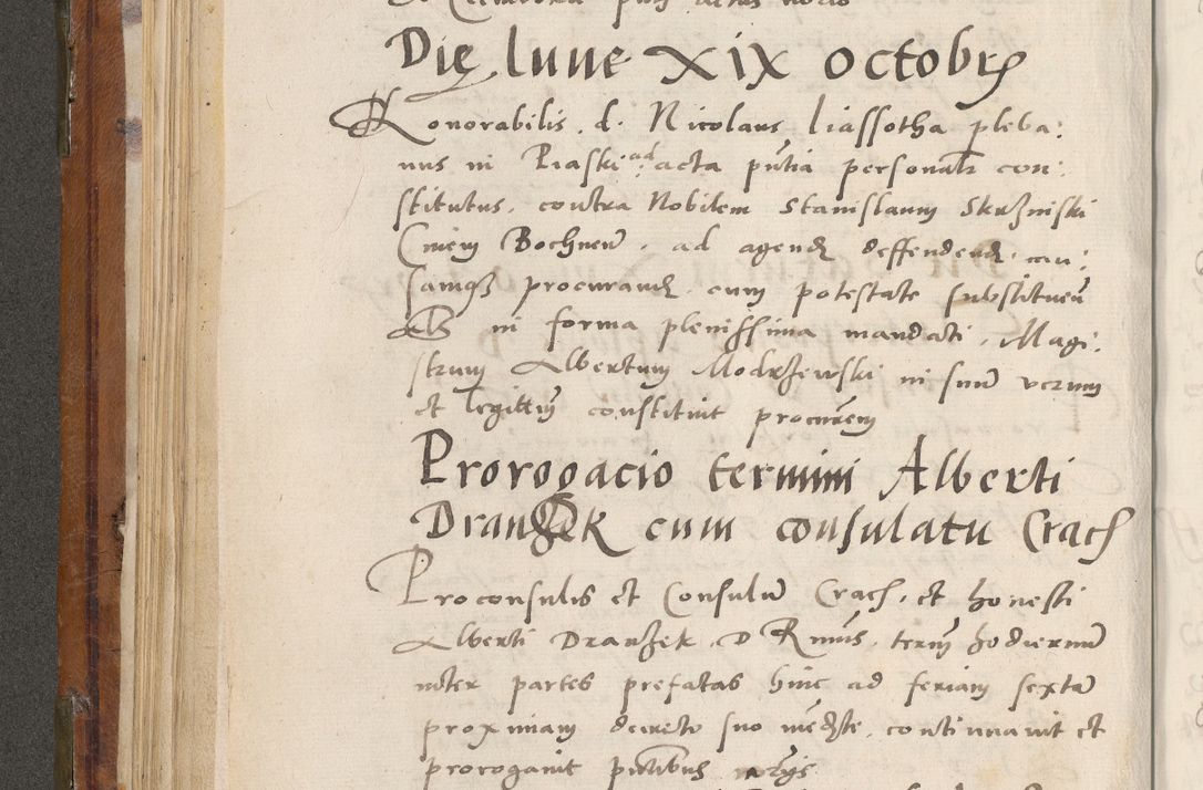 Zdjęcie nr 133 dla obiektu archiwalnego: Volumen unicum actorum episcopalium R. D. Andreae Zebrzydowski, episcopi Cracoviensis ducis Severiae ab a. D. 1551 usque ad annum 1560 mensem majum inclusive, quorum index ad finem praesentis voluminis adnotatus.