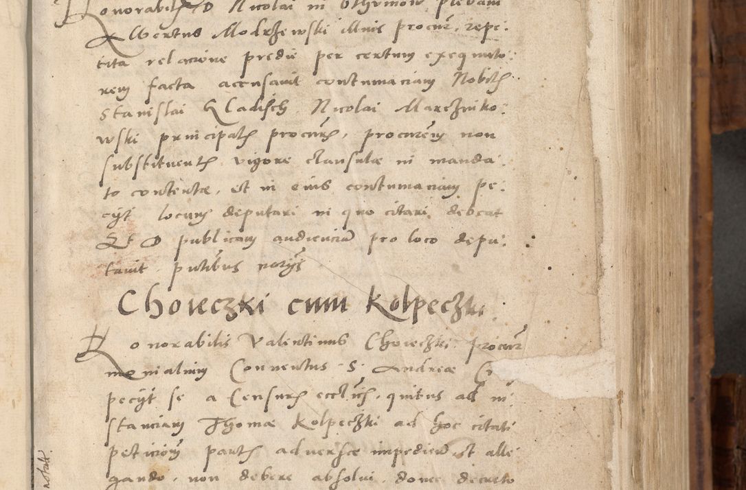 Zdjęcie nr 130 dla obiektu archiwalnego: Volumen unicum actorum episcopalium R. D. Andreae Zebrzydowski, episcopi Cracoviensis ducis Severiae ab a. D. 1551 usque ad annum 1560 mensem majum inclusive, quorum index ad finem praesentis voluminis adnotatus.