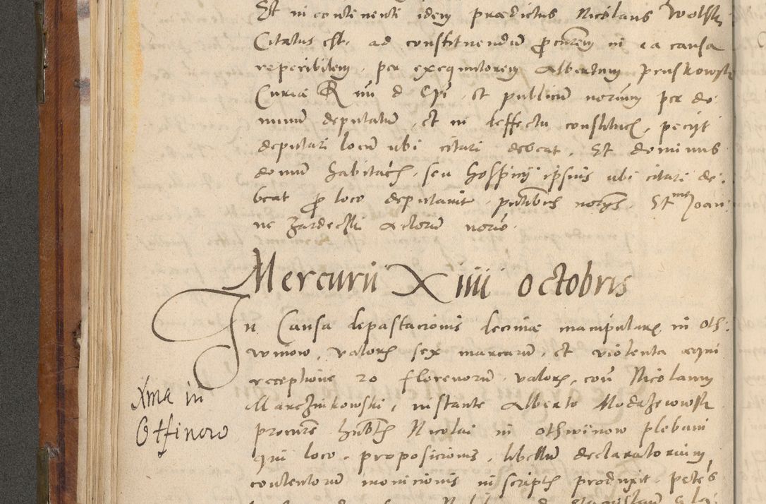 Zdjęcie nr 123 dla obiektu archiwalnego: Volumen unicum actorum episcopalium R. D. Andreae Zebrzydowski, episcopi Cracoviensis ducis Severiae ab a. D. 1551 usque ad annum 1560 mensem majum inclusive, quorum index ad finem praesentis voluminis adnotatus.