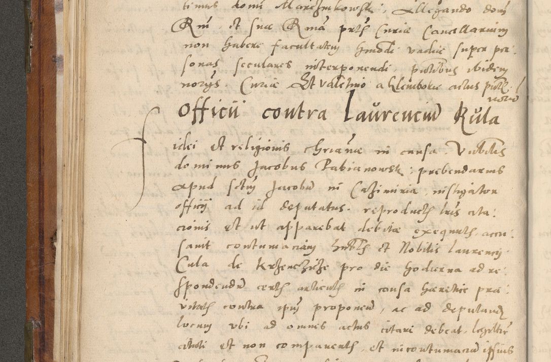Zdjęcie nr 125 dla obiektu archiwalnego: Volumen unicum actorum episcopalium R. D. Andreae Zebrzydowski, episcopi Cracoviensis ducis Severiae ab a. D. 1551 usque ad annum 1560 mensem majum inclusive, quorum index ad finem praesentis voluminis adnotatus.
