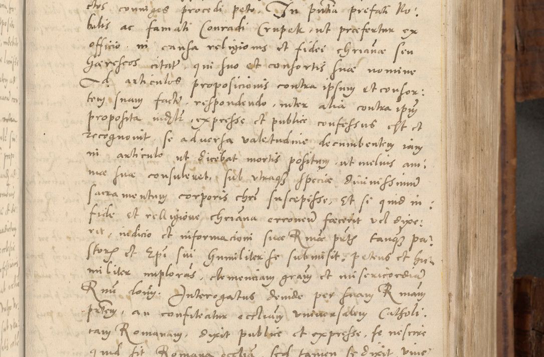 Zdjęcie nr 116 dla obiektu archiwalnego: Volumen unicum actorum episcopalium R. D. Andreae Zebrzydowski, episcopi Cracoviensis ducis Severiae ab a. D. 1551 usque ad annum 1560 mensem majum inclusive, quorum index ad finem praesentis voluminis adnotatus.