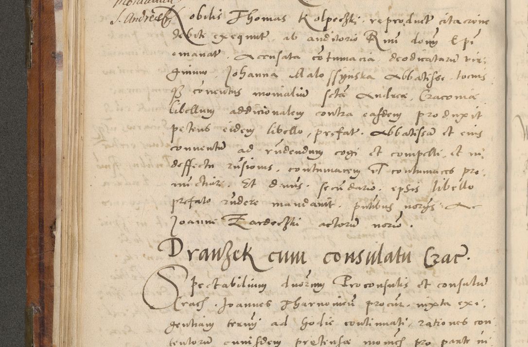 Zdjęcie nr 119 dla obiektu archiwalnego: Volumen unicum actorum episcopalium R. D. Andreae Zebrzydowski, episcopi Cracoviensis ducis Severiae ab a. D. 1551 usque ad annum 1560 mensem majum inclusive, quorum index ad finem praesentis voluminis adnotatus.