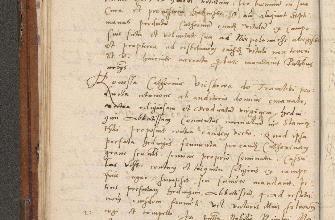 Zdjęcie nr 109 dla obiektu archiwalnego: Volumen unicum actorum episcopalium R. D. Andreae Zebrzydowski, episcopi Cracoviensis ducis Severiae ab a. D. 1551 usque ad annum 1560 mensem majum inclusive, quorum index ad finem praesentis voluminis adnotatus.