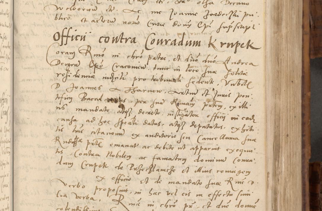 Zdjęcie nr 112 dla obiektu archiwalnego: Volumen unicum actorum episcopalium R. D. Andreae Zebrzydowski, episcopi Cracoviensis ducis Severiae ab a. D. 1551 usque ad annum 1560 mensem majum inclusive, quorum index ad finem praesentis voluminis adnotatus.