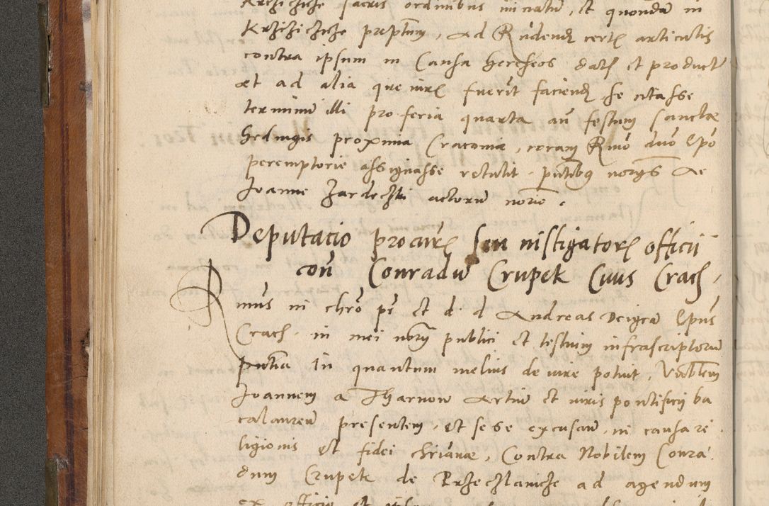 Zdjęcie nr 111 dla obiektu archiwalnego: Volumen unicum actorum episcopalium R. D. Andreae Zebrzydowski, episcopi Cracoviensis ducis Severiae ab a. D. 1551 usque ad annum 1560 mensem majum inclusive, quorum index ad finem praesentis voluminis adnotatus.