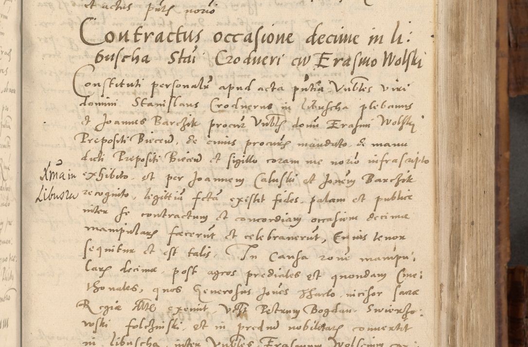 Zdjęcie nr 102 dla obiektu archiwalnego: Volumen unicum actorum episcopalium R. D. Andreae Zebrzydowski, episcopi Cracoviensis ducis Severiae ab a. D. 1551 usque ad annum 1560 mensem majum inclusive, quorum index ad finem praesentis voluminis adnotatus.