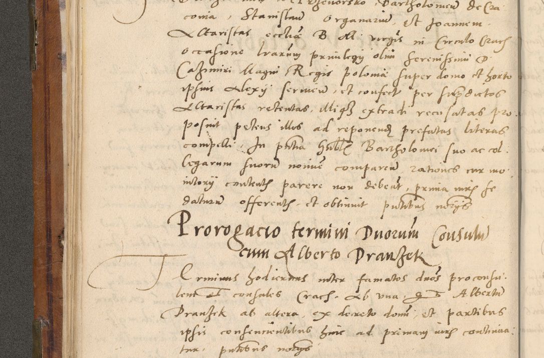 Zdjęcie nr 105 dla obiektu archiwalnego: Volumen unicum actorum episcopalium R. D. Andreae Zebrzydowski, episcopi Cracoviensis ducis Severiae ab a. D. 1551 usque ad annum 1560 mensem majum inclusive, quorum index ad finem praesentis voluminis adnotatus.