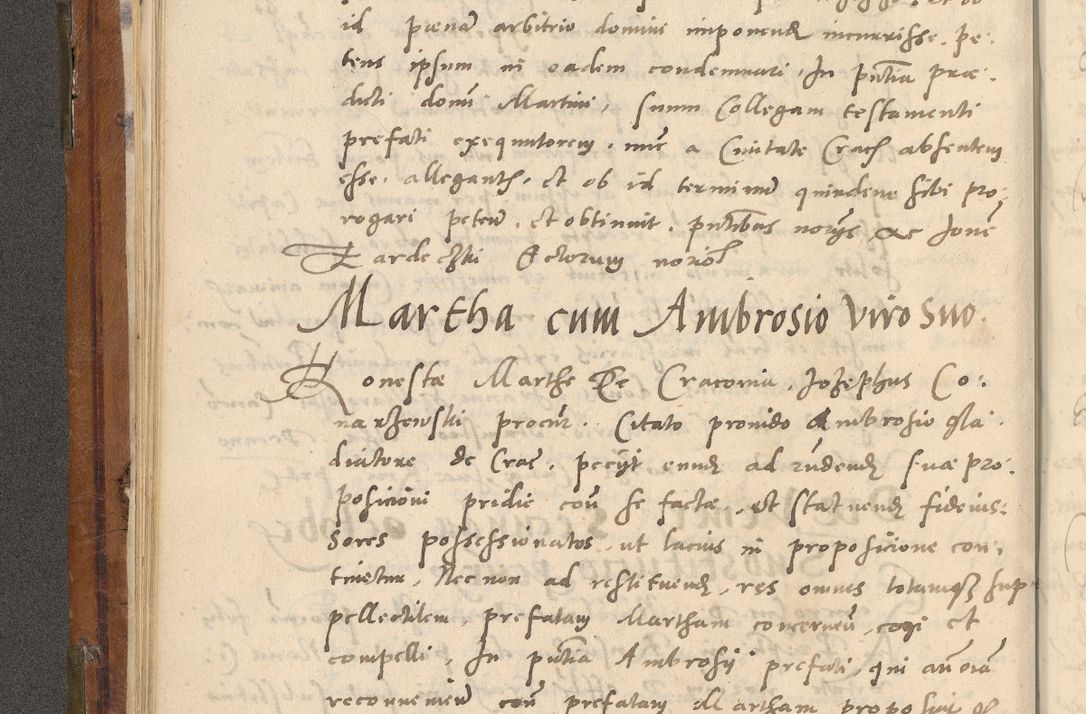 Zdjęcie nr 97 dla obiektu archiwalnego: Volumen unicum actorum episcopalium R. D. Andreae Zebrzydowski, episcopi Cracoviensis ducis Severiae ab a. D. 1551 usque ad annum 1560 mensem majum inclusive, quorum index ad finem praesentis voluminis adnotatus.