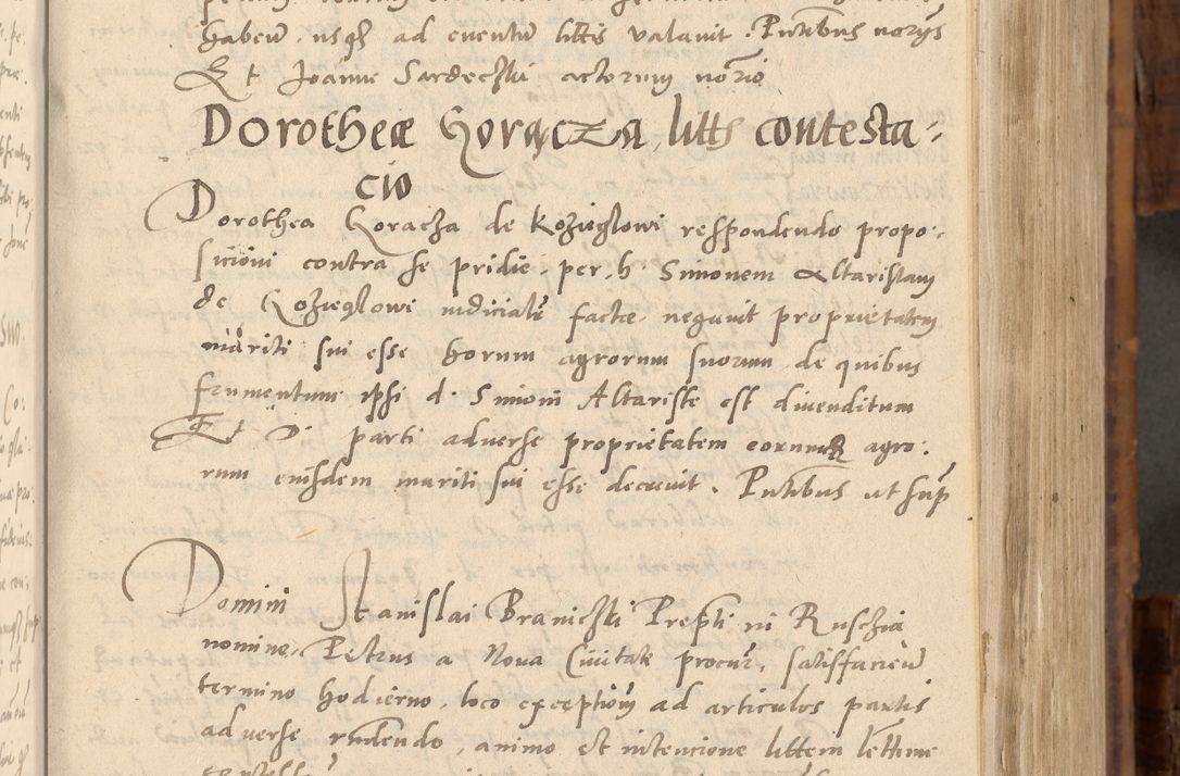 Zdjęcie nr 98 dla obiektu archiwalnego: Volumen unicum actorum episcopalium R. D. Andreae Zebrzydowski, episcopi Cracoviensis ducis Severiae ab a. D. 1551 usque ad annum 1560 mensem majum inclusive, quorum index ad finem praesentis voluminis adnotatus.