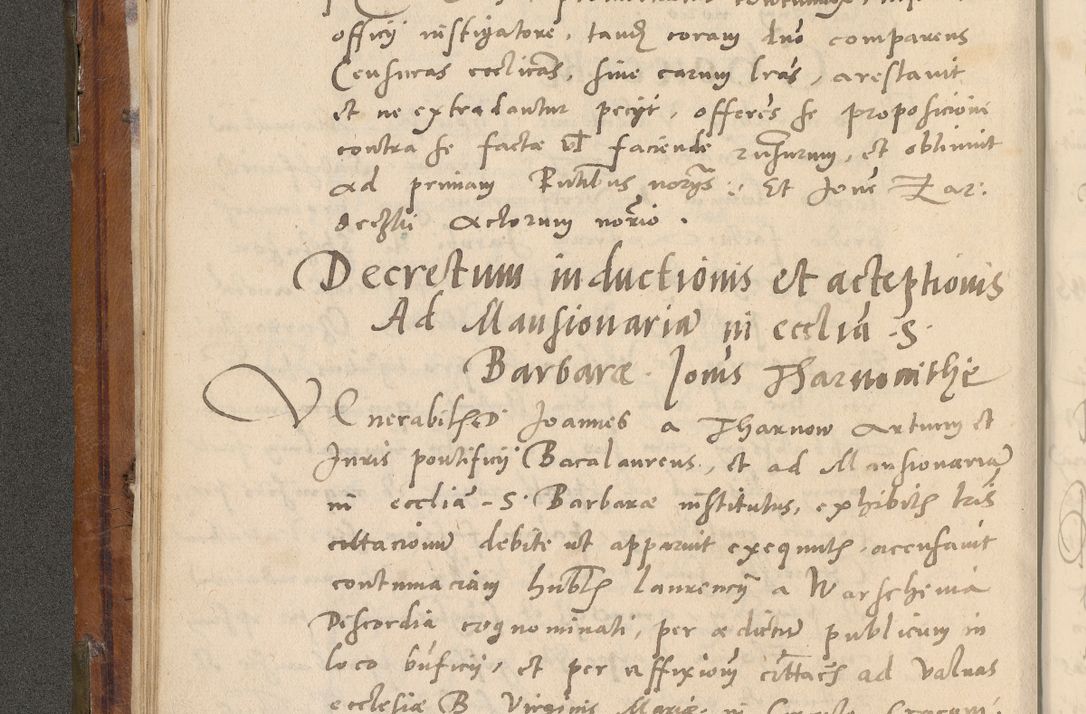 Zdjęcie nr 93 dla obiektu archiwalnego: Volumen unicum actorum episcopalium R. D. Andreae Zebrzydowski, episcopi Cracoviensis ducis Severiae ab a. D. 1551 usque ad annum 1560 mensem majum inclusive, quorum index ad finem praesentis voluminis adnotatus.